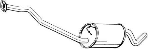 BOSAL Mittelschalldämpfer 279-457