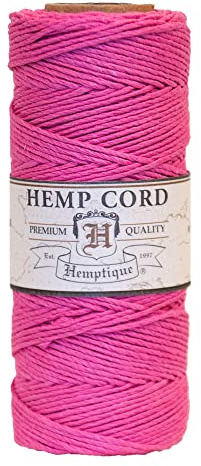 Hemptique HS20CO - BRPNK - Cordel para jardinería, Color Rosa