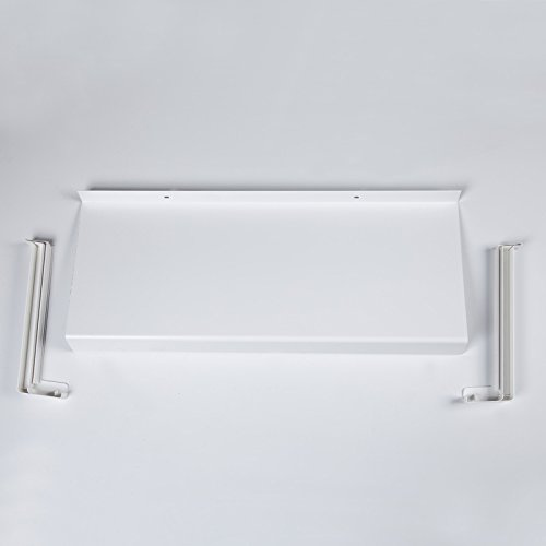 Hochwertige Fensterbank aus Aluminium, weiß 1000 x 130 mm