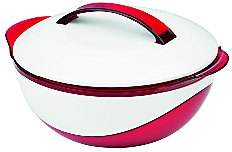 GOURMETmaxx, Plastik Edelstahl, rot/weiß, 21x11x20 cm