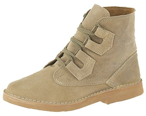 Roamers Mens Ghillie Tie Desert Boots Dark Suede Size UK