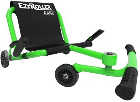 EzyRoller Classic Ride-On Scooter for Kids Ages 4+ - Green