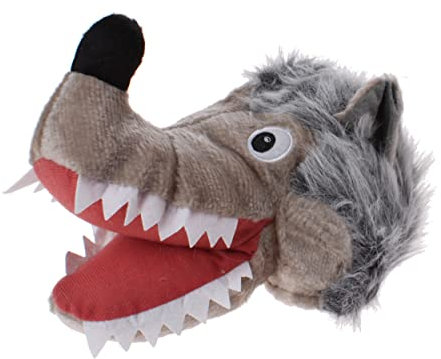 Boland 99947 - Erwachsenenhut Wolf, Plüsch-Mütze mit Maul, Augen und Ohren, Kostüm, Karneval, Mottoparty, JGA