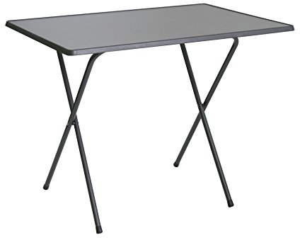 greemotion Scherentisch in Anthrazit, Campingtisch klappbar, ca. 60 x 63 x 80 cm