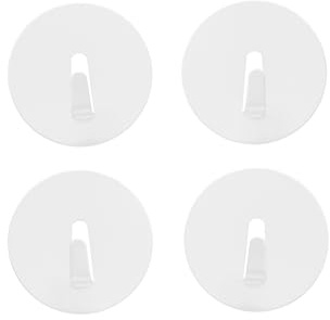 ThreeByThree - spot-on Magnethaken Ø 4 cm, 4er-Set, weiß