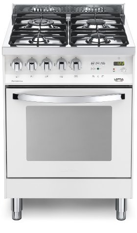 Lofra PBP66GVT/C Cucina a Gas, Bianco/Perla
