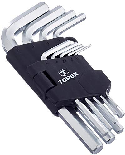 Chiavi Esagonali In Acciaio Cromo-Vanadio. In Custodia Di Plastica.