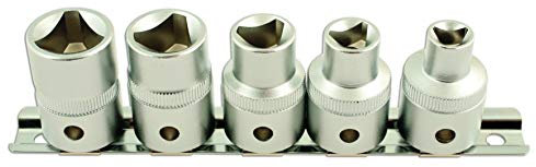 Laser 5683 Triangular Socket Set 1/2D 5pc