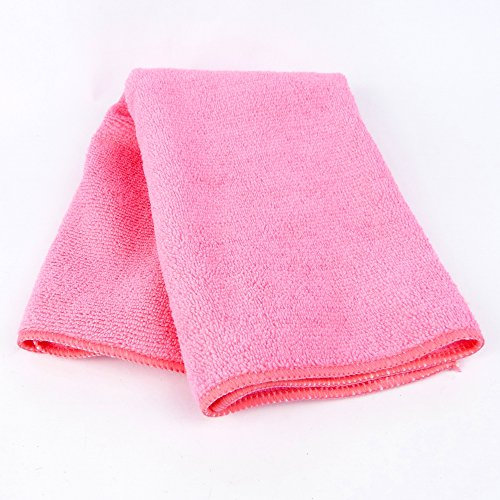 Car Detailing gamuza de microfibra para profesional ultra suave libre de arañazos calidad cuando cera y secado en rosa par de 10