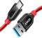 Anker PowerLine+ 90cm USB Kabel auf USB C Kabel 3.0, sehr Beständig für USB Typ C Geräte Inklusive iPhone 16/15, Galaxy Note 10/Note 9/S10+/S10, Huawei, LG V30, Smartphone usw. (Rot)