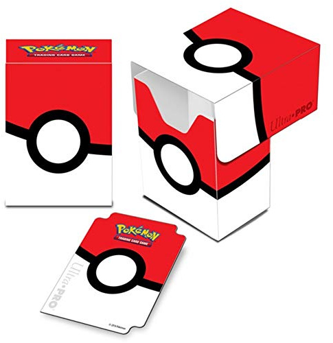 Ultra Pro 85121 Pokemon PKM Pokeball Deck Box Spiel, Rot/weiß/Schwarz