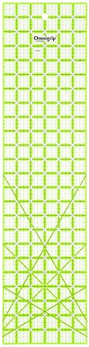 Omnigrip 6 x 24 Non-Slip Rectangle Quilting Ruler by Omnigrid