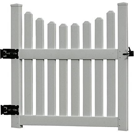 48.5W Vinyl Cottage Picket Gate