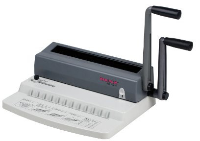 Renz RW home, Drahtkamm-Bindesystem in 3.1Teilung, 34 Schlaufen auf A4, bis 120 Blatt Blockstärke