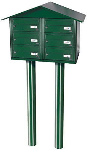 Joma BEBCP85192 BCP Boîte aux lettres de 6 compartiments avec pieds Vert