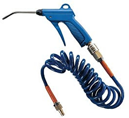 ewo Ausblaseset airbasic, Blaspistole: Kunstoff, PU-Spiralschlauch: Ø69 mm, Länge: 6,0 m, 8 bar max. Betriebsdruck bei 50 °C