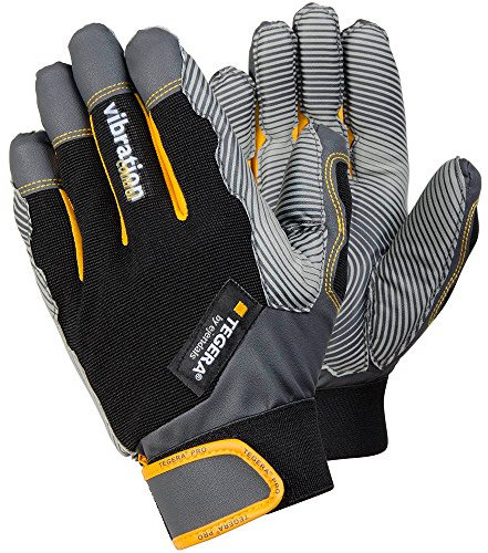 Ejendals Tegera 9180 Gants anti-vibration Taille 12 Noir/Gris/Jaune
