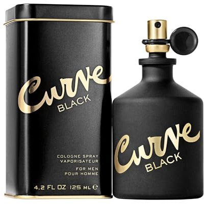 Curve Black Men's Cologne Fragrance Spray, Casual Day or Night Scent, 4.2 fl oz