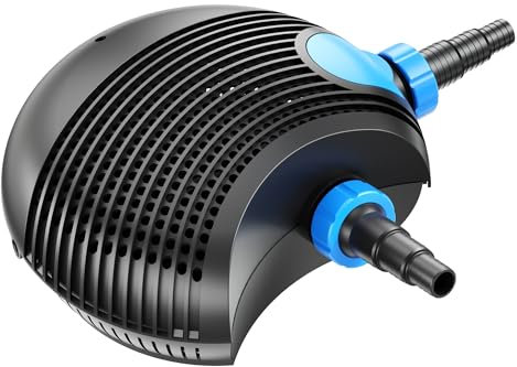 SunSun CTF-12000 SuperECO Teichpumpe 12.000 l/h / 100 W, energiesparende Filterpumpe, Bachlaufpumpe für Koiteiche, Umwälzpumpe, Gartenteichpumpe