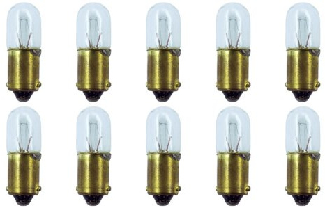CEC Industries #1818 Bulbs, 24 V, 4.08 W, BA9s Base, T-3.25 Shape (Box of 10)