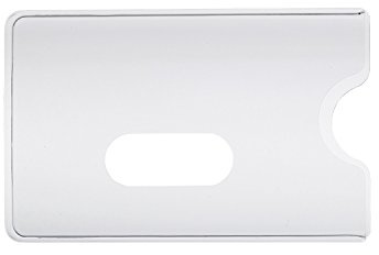 3 x SCHECKKARTENHÜLLE TRANSPARENT - Ausweishülle Ausweisetui Schutzhülle Kreditkartenhülle Kreditkarte Ausweis Hülle Karte EC Scheckkarte RFID Kunststoff Robust Stabil - Made in Germany
