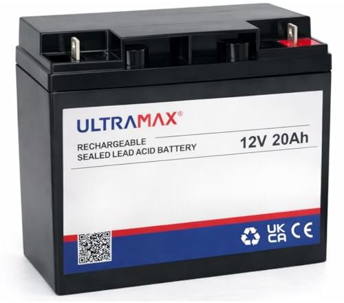Batería para cortacésped Ultramax 12 V 20 AH – (sustituye a f19 – 12b)