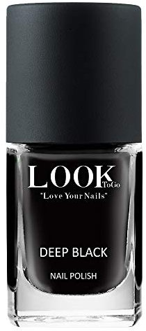 Look To Go • veganer Nagellack • DEEP BLACK • NP 042 • 21-free & PETA approved • Made in Germany • 12ml