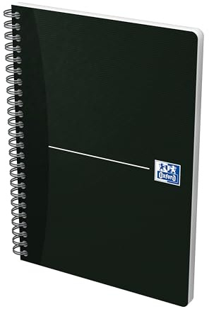 Oxford Spiralbuch A5, smart black, kariert, 90 Blatt, 5 Stück, 100102565, Smart Black(Spiralbuch ), A5, kariert 6 mm