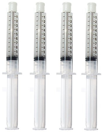 Teeth Whitening Gel Syringe Dispensers 22% Carbamide Peroxide Tooth Bleaching Products 10ml Dispensers 4 Pcs