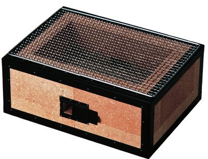 Kinka BBQ Diatomit Holzkohlegrill Hibachi Ofen 47 x 35 cm BQ12 Konro Japanese Yakitori