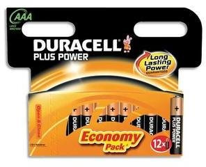 Duracell MN2400B12 - Plus Power AAA 12 Pack