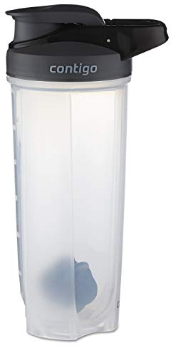 Contigo - 70290 Contigo Shake & Go Fit Snap Lid Shaker Bottle, 28 oz, Black