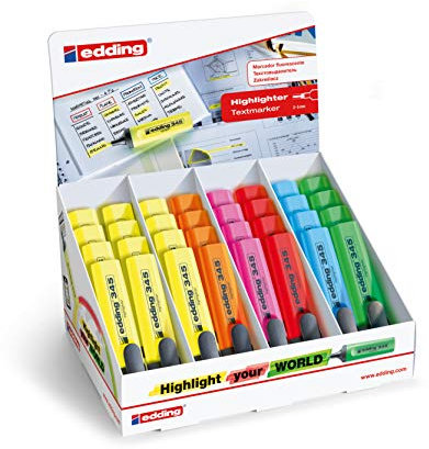 Textmarker Display Edding Verpackung 1 SO