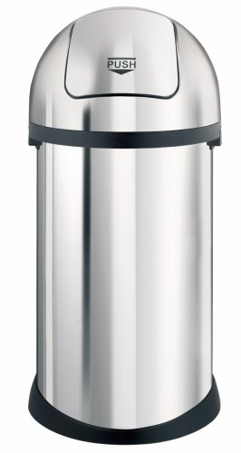Brabantia Push Bin, 50 L - Brilliant Steel
