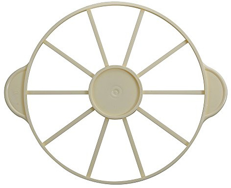 Paderno 47032–10 Tortenteiler für 10 Stücke, Polypropylen, Silber