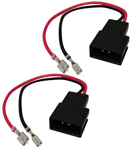 Aerzetix: 2 Kabel - Anschlüsse für Lautsprecher