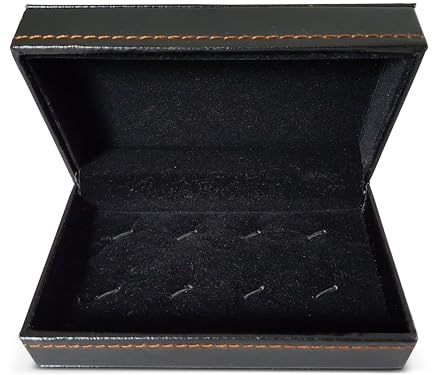 TEROON Manschettenknöpfe Reise-Etui