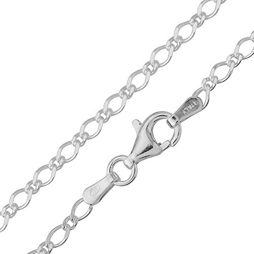 The Chain Company - Sterling Silver 28 Inch 2.3mm Thick Italian Rombo Chain Necklace