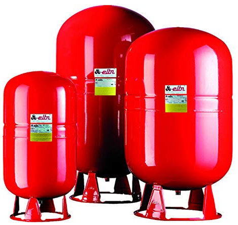 Elbi A112L37 Vaso da espansione per Riscaldamento erce-80, Blu/Rosso/Bianco