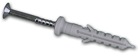 EGB Nageldübel 6x40mm, 100 Stück Schlagdübel Kreuzschlitz