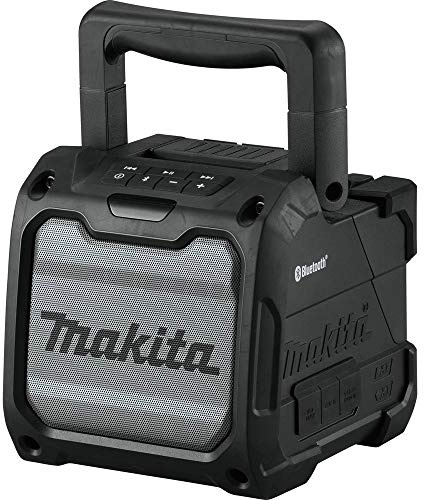 Makita XRM08B 18V LXT / 12V max CXT Lithium-Ion Cordless Bluetooth Job Site Speaker, Tool Only | Tool Only, Water- and dust-resistant construction, Power That Lasts