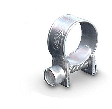 5 Pack - 8mm > 10mm Mini Stainless Steel Fuel Line Hose Clamps