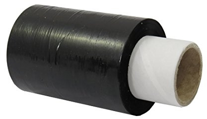 triplast 100 mm x 150 m mini Schrumpffolie für Paletten – Schwarz (5 Stück)