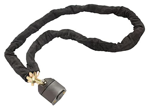 Dapetz® 1,1m Cadena con Candado para Moto, Bike, Moto Cierre Seguridad