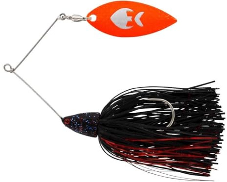 Westin Monster Vibe 23g Spinnerbaits, Kunstköder, Angelköder, Hechtköder, Zanderköder, Köder für Hecht, Zander, Barsch, Barschköder, Farbe:Black Mamba