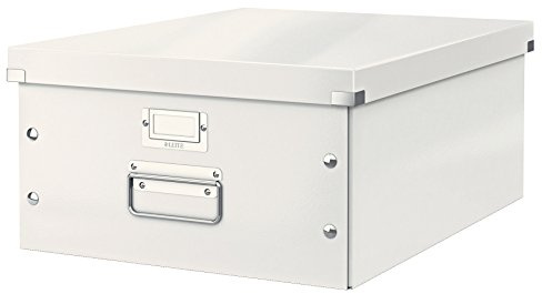 Leitz Caja de Almacenaje A3, Gama Click and Store 60450001 - Grande, Blanco