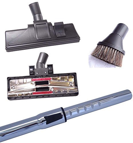 Hossi's Wholesale Staubsaugerrohr 35mm, Hartbodendüsen & Saugpinsel kompatibel für Philips FC 9180->9194 Performer pro