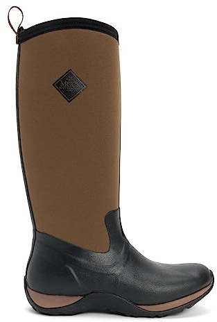 Muck Boots Women's Arctic Adventure, Damen Gummistiefel, Schwarz (Black/tan), 41 EU