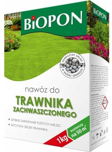 Biopon biopon_1131-Concime biologico per céspedes Biopon con erbe cattive