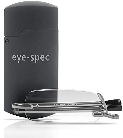 eye-spec Faltbare Lesebrille mit Mini-Etui für Herren und Damen | Klappbares Taschenformat Design in 7 Farben und verfügbar in 9 Sehstärken